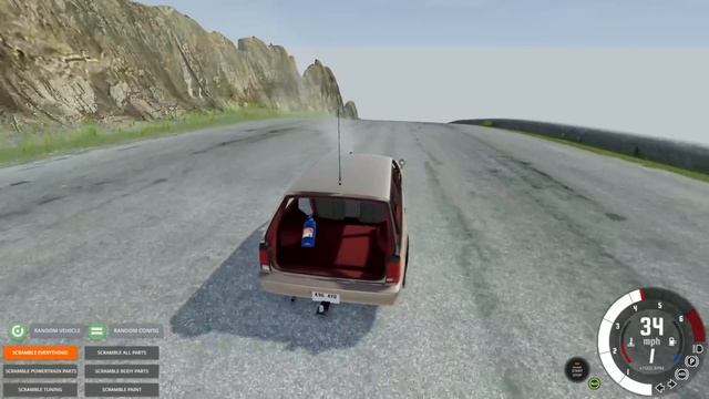 LANDMINE POLICE CHASES with Randomly Generated Cars in BeamNG Drive Mods! смотреть онлайн