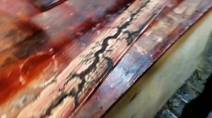 Выжигаем  молнию на дереве.  Burning lightning on wood.