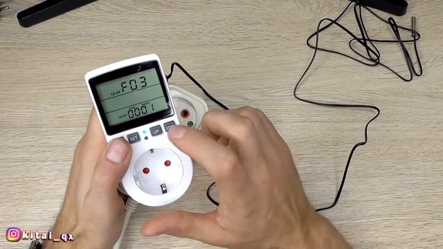 ТЕРМОСТАТ ТЕРМОРЕГУЛЯТОР / цифровой регулятор температуры с розеткой KT3100 с aliexpress смотреть онлайн
