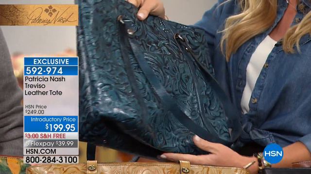 Patricia Nash Treviso Leather Tote смотреть онлайн