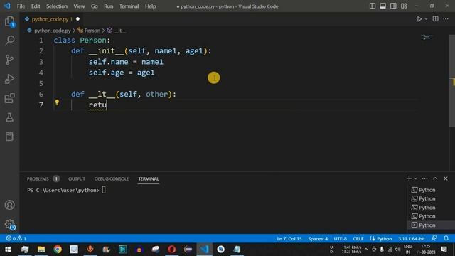 Python Tutorial #49 - Overloading Comparison Operators in Python Programming смотреть онлайн