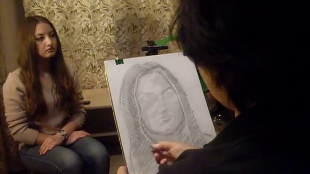 Мурашкина Ольга - портрет с натуры за 10 минут смотреть онлайн