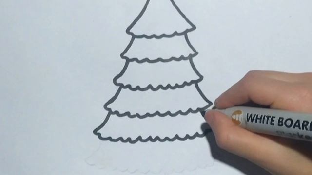 КАК НАРИСОВАТЬ ЁЛКУ //НОВОГОДНИЕ РИСУНКИ 2023 смотреть онлайн