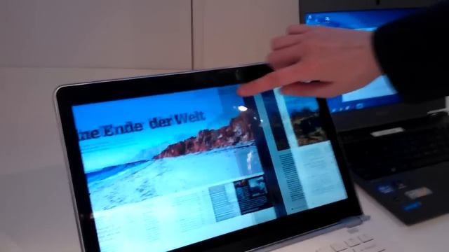 Ультрабук Intel с сенсорным экраном смотреть онлайн