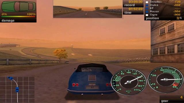 Need for Speed Porsche Unleashed 1920X1080 NGlide 3DFX on Windows 10 смотреть онлайн