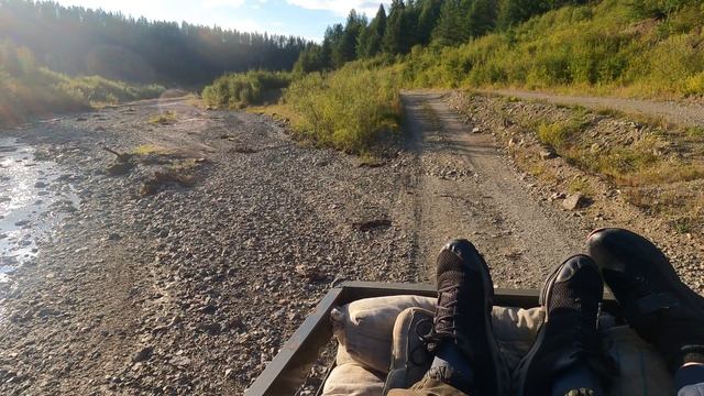 С Сыном на Вездеходе АТС59