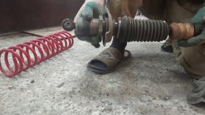 Самодельный амортизатор на квадроцикл.