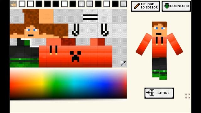 Making a Minecraft Skin ( Red Hoodie )