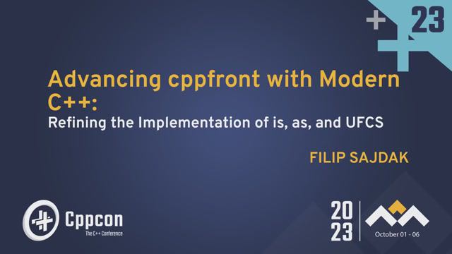 Advancing cppfront with Modern C++: Refining the Implementation of is, as, and UFCS - Filip Sajdak смотреть онлайн