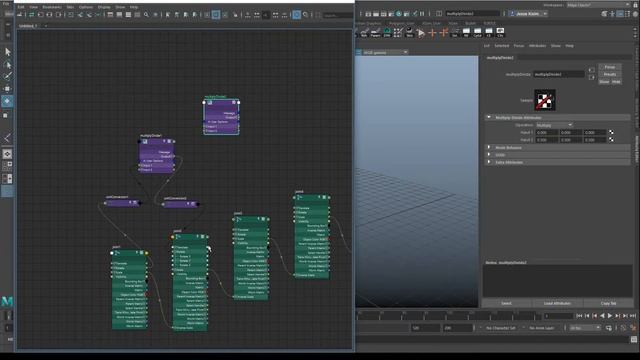 Maya - Node Editor Spine Rotations смотреть онлайн