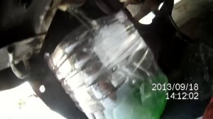 Слив охлаждающей жидкости на део нексии n100