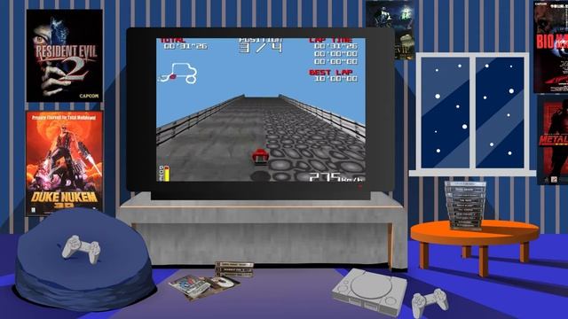 Hover Racing PS1 Review - PS1 Net Yaroze Game смотреть онлайн
