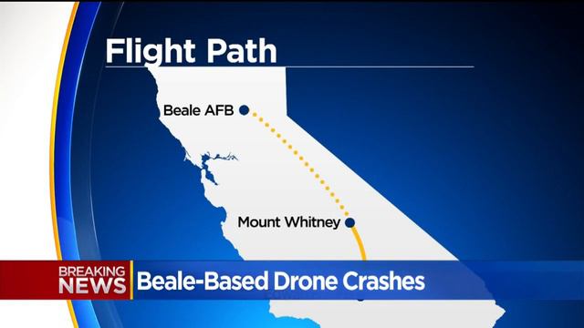 Global Hawk Drone Crashes On Way Back to Beale Air Force Base смотреть онлайн