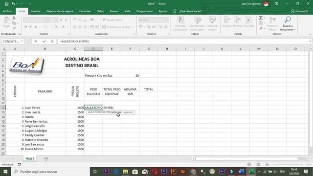 Practico#7 Excel 1 смотреть онлайн
