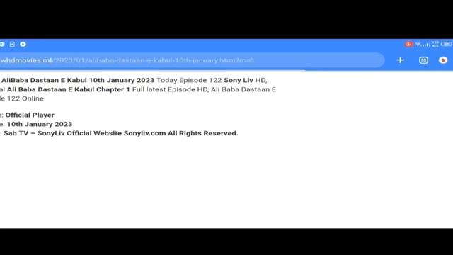 Ali baba dastan-e-kabul 10th January 122 full episode 2023 смотреть онлайн