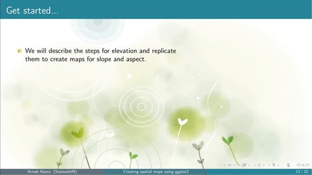How to get terrain data and draw spatial maps in R using ggplot2? | StatswithR | Arnab Hazra смотреть онлайн