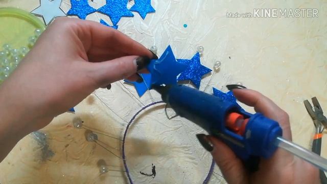 Мк новогодний ободок "звёздочка" смотреть онлайн