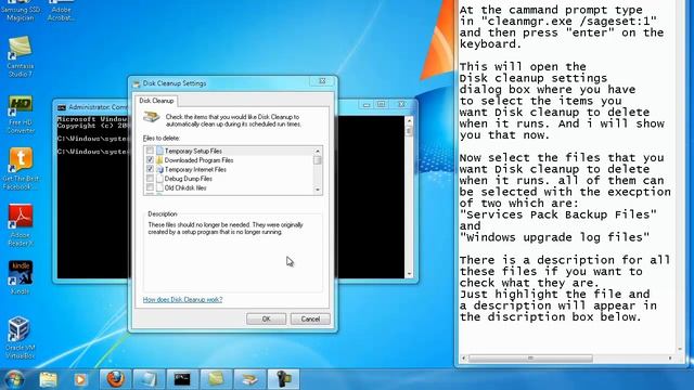 setting registry key for disk cleanup sageset смотреть онлайн