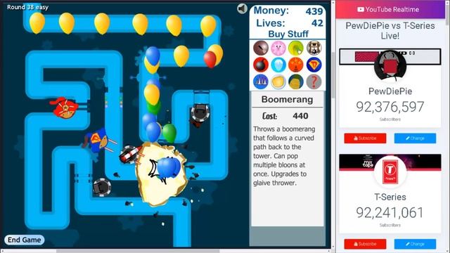 Me Playing Bloons Tower Defense 3 For 31 Minutes And 15 Seconds смотреть онлайн