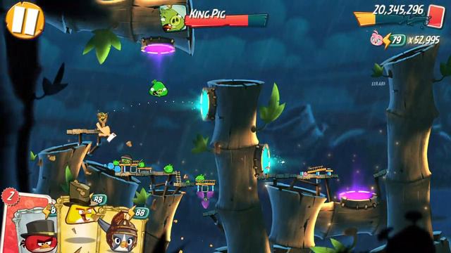 Angry Birds 2 PC King Pig Panic (KPP) with Stella for her extra card (Oct 11, 2021) смотреть онлайн