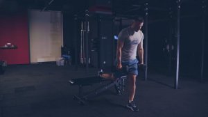 Болгарские сплит приседания с двумя гантелями/ Bulgarian daul KB split squat