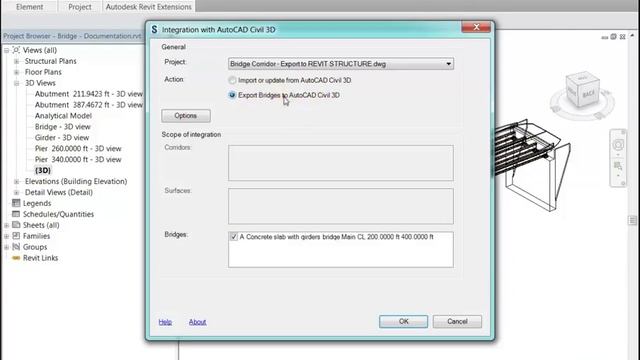 Civil 3D Bridge Modeler Export Bridge (C3D14BM 010401) смотреть онлайн
