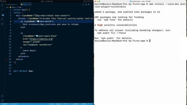 React Masterclass #54 - Install Prettier Plugin for TailwindCSS смотреть онлайн