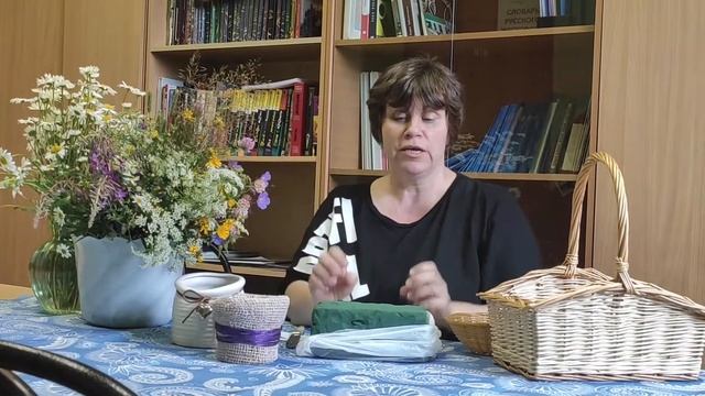 Мастер-класс по созданию цветочной композиции из полевых растений смотреть онлайн