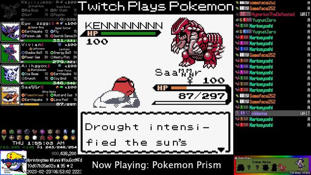 Twitch Plays Pokémon Anniversary Prism: Vs. MARINA смотреть онлайн
