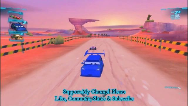 DJ race at Radiator Sprint, Cars 2 The Video Game PC Gameplay 1080p HD смотреть онлайн