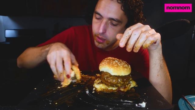 MONSTER THANKSGIVING TURKEY BURGERS WITH GRAVY + CRANBERRY SAUCE ! * ASMR NO TALKING * смотреть онлайн