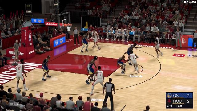 NBA 2k24 Nintendo Switch - Golden State Warriors Vs Houston Rockets Full Gameplay смотреть онлайн