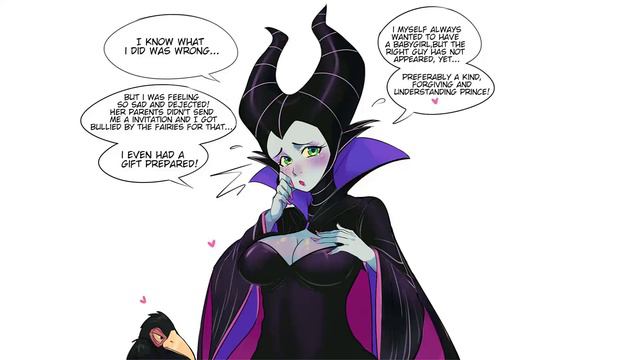 Disney's Villainous Waifu: Maleficent | PinkKoffin comic dub смотреть онлайн