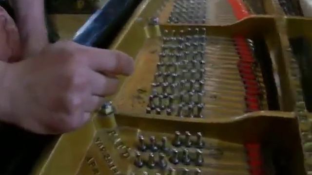 Стейнвей 227см 1906 года. Описание работ. смотреть онлайн