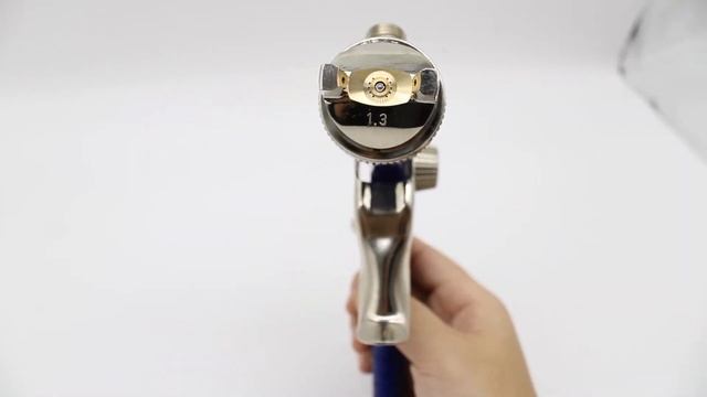 H-827 HVLP Gravity Feed Paint Spray Gun With 600ml Canister Nozzle 1.3mm 1.4mm 1.7mm 2.0mm смотреть онлайн