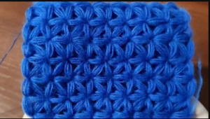 Узор  ,,ЗВЕЗДОЧКИ,, поворотными рядами крючком. (720p)