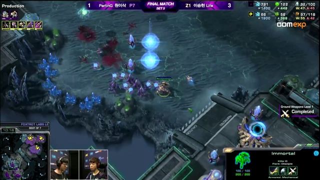 PartinG vs Life PvZ Code S Grand Finals Set 5, 2015 GSL Season 1 - StarCraft 2 смотреть онлайн