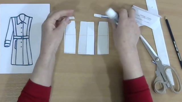 Пальто комбинированное. смотреть онлайн
