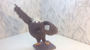 Видео лепка Орел из пластилина