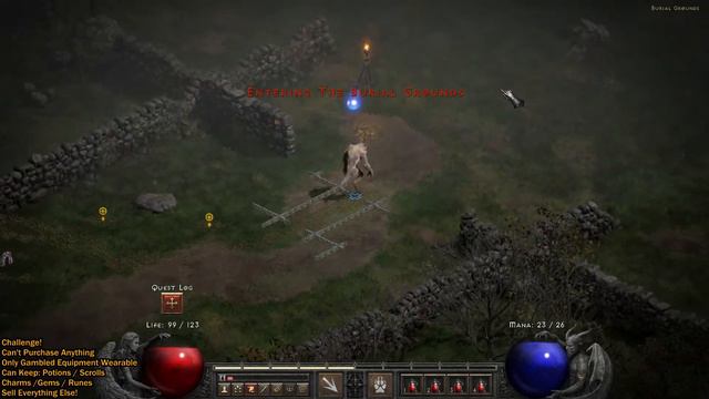 Diablo 2 - The Gambler Challenge Part 1 смотреть онлайн