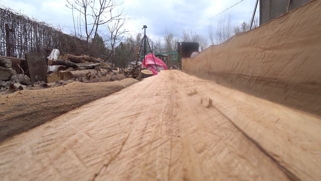 СЕКРЕТА НЕТ! РАСПИЛ БРЕВНА ГРУШИ И ТУТОВНИКА НА СЛЕБЫ! смотреть онлайн