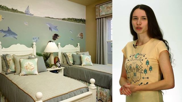 Детская спальня в тропическом стиле. Идеи для детской комнаты смотреть онлайн