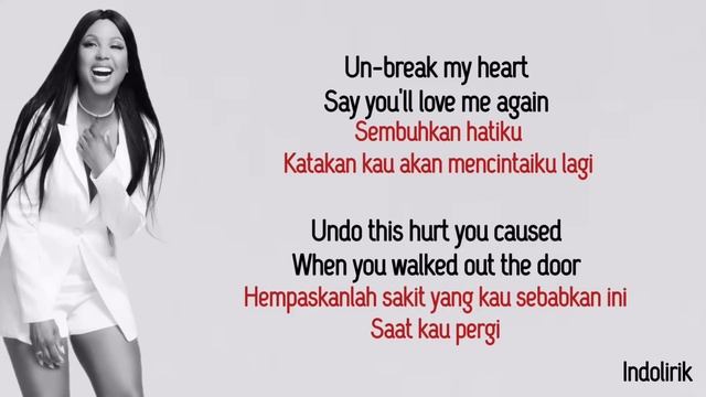 Toni Braxton – Un-Break My Heart | Lirik Lagu Terjemahan смотреть онлайн