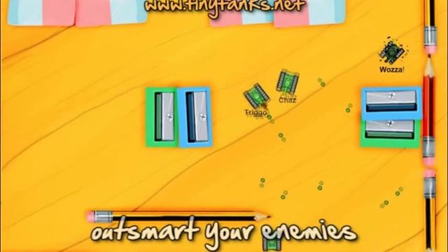 Tiny Tanks Trailer! A free multiplayer flash game смотреть онлайн