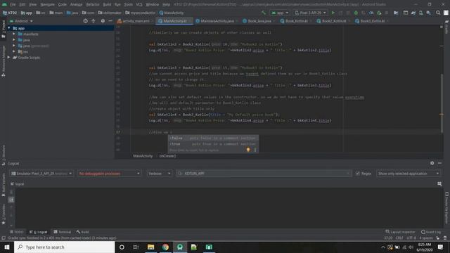 Default Parameters | Java to Kotlin | Basics смотреть онлайн
