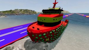 КАК ОСТАНОВИТЬ КОРАБЛЬ ПОЖИРАТЕЛЬ? Гоша и Чич испытания для машин в Beamng Drive.