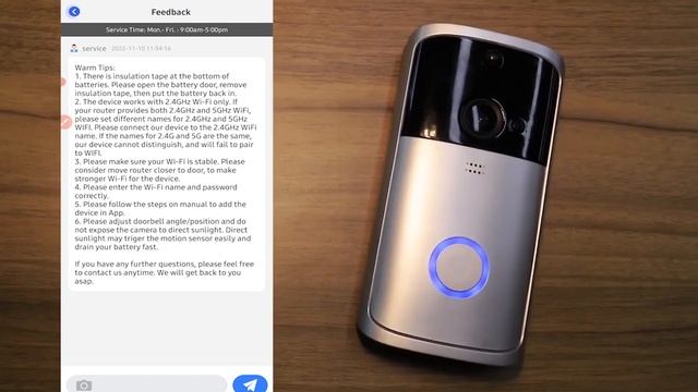 VIDEO DOORBELL (V5). UNBOXING, WATERPROOF, SETUP, INSTALLATION. смотреть онлайн