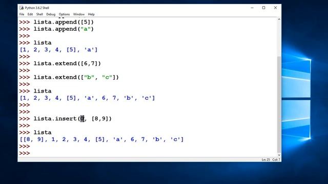 Python - Nivel 10 - Reto 10 - Repasando los métodos append, extend e insert смотреть онлайн