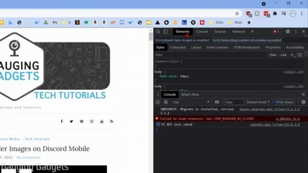 How to Open JavaScript Console in Google Chrome
