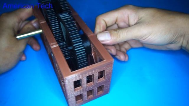 DIY 3D Printed 1:64 gear reduction system смотреть онлайн